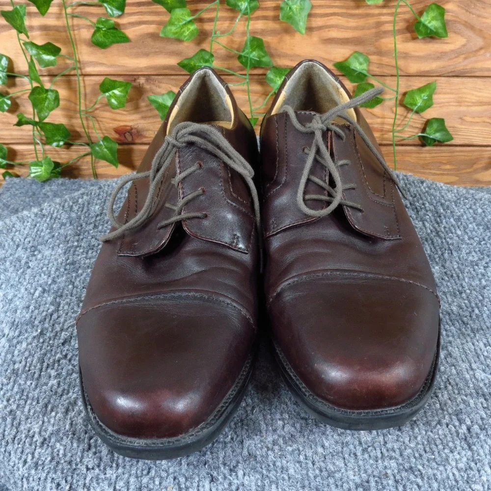 Dockers Yim Men Casual Oxford Shoe Size 11 Business Professional Brown Leather‎